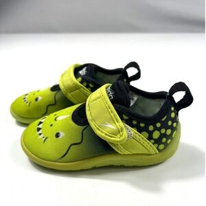 Speedo Kids Original Surfwalker Water Shoes Dinosaur Green‎ Size 5/6 Beach